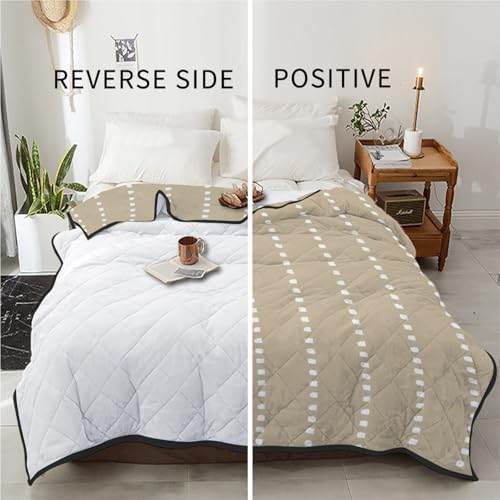 Stone Ticking Quilt California King Luxury Quilted Comforter