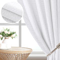 H.VERSAILTEX Boho Linen Curtains for Living Room Linen Textured
