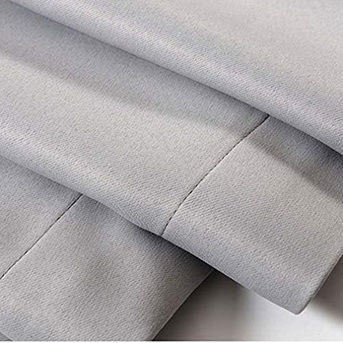 Blackout Curtains for Large Bedroom Window, Rod Pocket Drapes Thermal