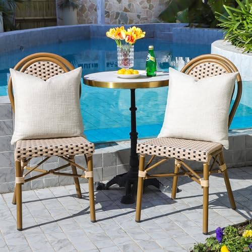 Artscope Outdoor Waterproof Throw Pillow Covers 18x18 Inch Decorative