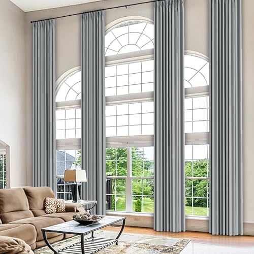 ry 120" Velvet ains - 100% Blackout Thermal Ilated Drapes Pinch Pleat