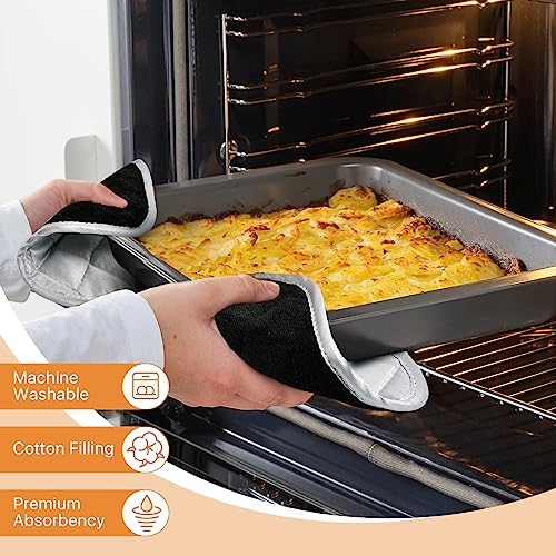 24 Pcs Pot Holders Bulk for Kitchen Heat Resistant, 7X 7Inch Cotton