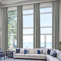 Macochico Extra Long Velvet Curtains 100 Inch Width by 120 Inch Length
