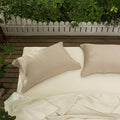 CHUFFED 100% Cotton Waffle Weave Pillowcases 2 Pack King Size, 20x36