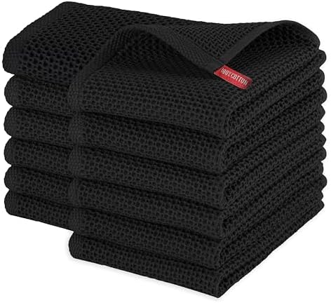Elegant Comfort 100% Turkish Cotton 12-Pack Waffle Premium Kitchen