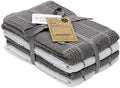 AMOUR INFINI Kitchen Towels Pack of 4, Terry Cotton Dish Towels, Ultra