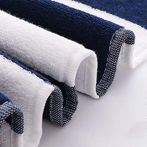 100% Cotton Stitching Color Stripe Washcloth No Fading No Hair Removal