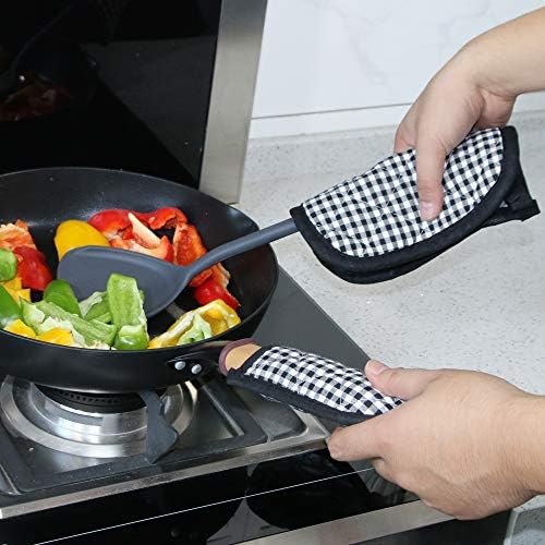 5 PCS Pot Holders for Kitchen, Cotton Potholers with Great Heat