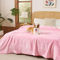 Sunheir Waterproof Blanket for Twin Size Bed - 80"x60" Soft Reversible