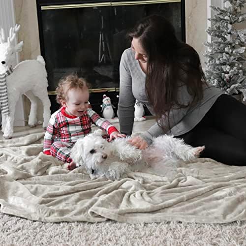 Bedsure Fleece Bed Blankets Queen Size Soft Lightweight Plush Fuzzy