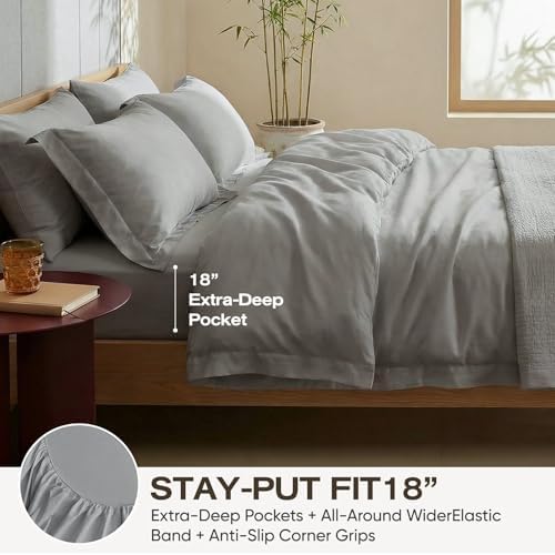 TWK Real 100% Viscose Derived from Bamboo Sheets Set King Size