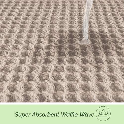 Elegant Comfort 100% Turkish Cotton 24-Pack Waffle Premium Kitchen