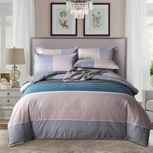 Soft Cotton Bedding Duvet Cover Set Floral Pattern Bedding Sheet Set