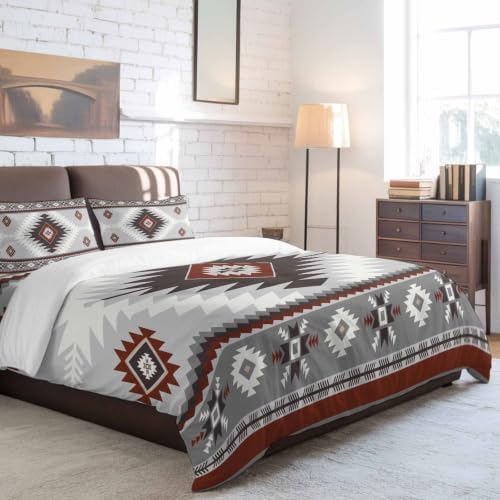 Bohemian Full Duvet Cover Set - 4 Pcs Comforter Cover Bedding Sets