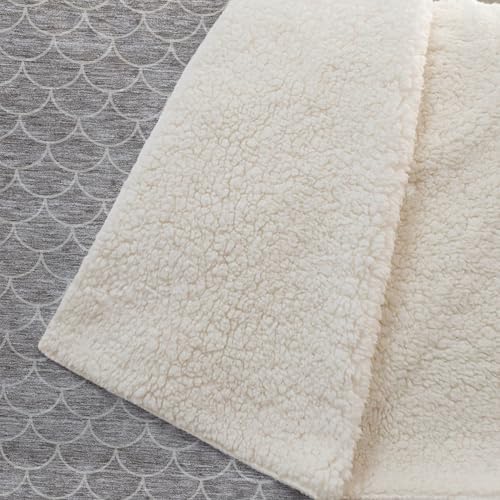 Addison Rugs ASB933 Taupe 50" x 70" Oversized Sherpa Throw Blanket