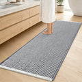 Arotive Waffle Bathroom Runner Rug 60X24, Boho Extra Soft Washable