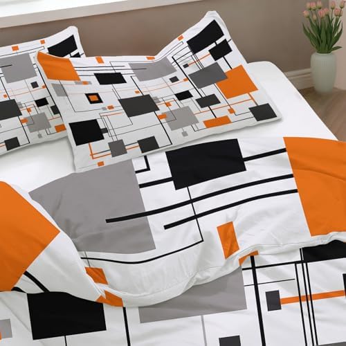 Duvet Cover Set Queen - Ultra Soft Microfiber Reversible Comforter