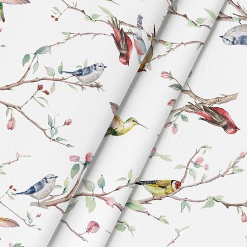Horaldaily Spring Summer Tablecloth 60 x 60 Inch Square Birds Branch