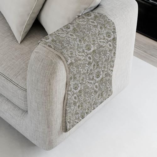 Addison Rugs ASB661 Taupe 50" x 70" Oversized Sherpa Throw Blanket