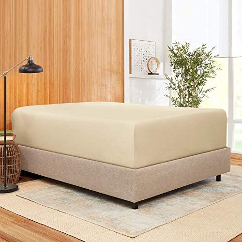 1 Pcs Fitted Sheet 600 Thread Count 100% Natural Quality Cotton Twin