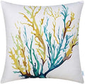 CaliTime Canvas Throw Pillow Cover Shell for Couch Sofa Home