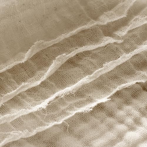 100% Cotton Muslin Blanket for Adult 50x70 4-Layers Gauze Throw
