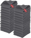 Elegant Comfort 100% Turkish Cotton 24-Pack Waffle Premium Kitchen