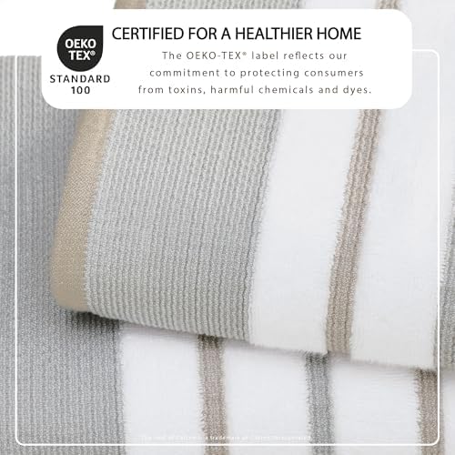 Great Bay Home Decorative Bath Sheet Set - Luxury Cotton 6 Piece Bath
