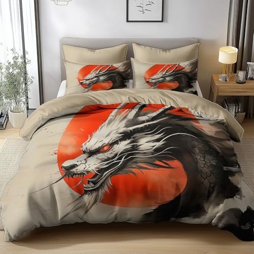 Duvet Cover King Size, Reversible King Duvet Cover Set with
