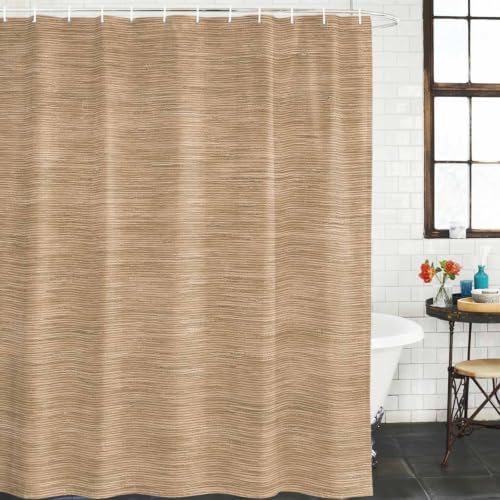 Khaki Solid Color Shower Curtain Waterproof,Shower Curtains for