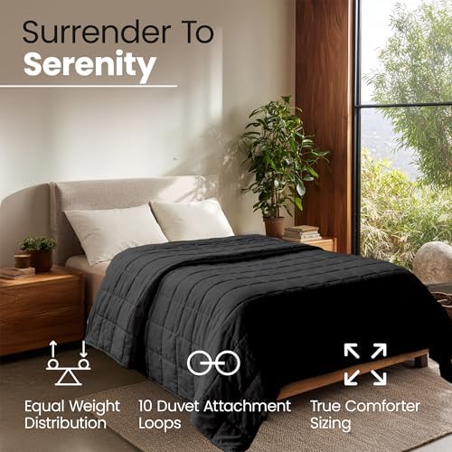 HomeSmart Weighted Blanket Queen Size 50 lb - The Heaviest Weighted