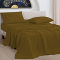 Silentnight Full (54X75) Taupe Solid 100% Egyptian Cotton Sateen Sheet