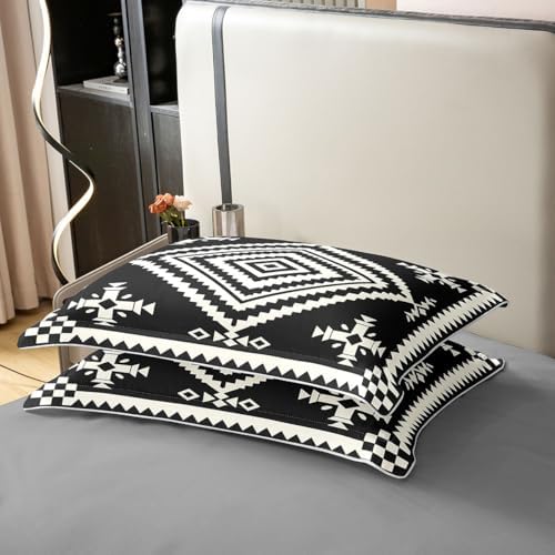 Feelyou Tribal Geometric Duvet Cover 100% Cotton King Size Boys Girls