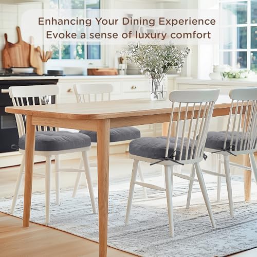 Codi Dining Chair Cushions 2 Pack, Thick Memory Foam Kitchen Seat Pads