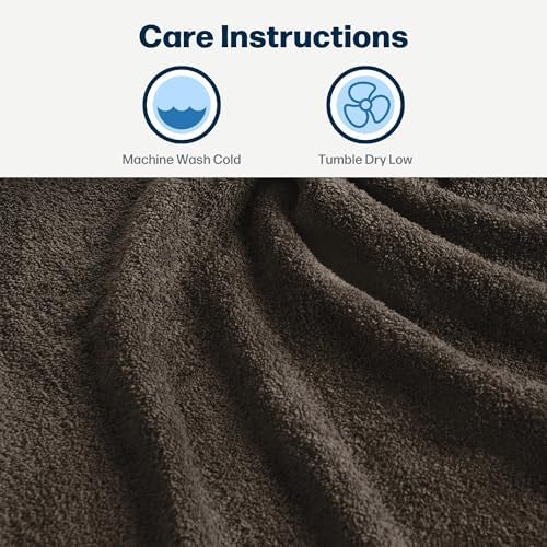 Stoneberry Home 12-Piece Set of Towels, Lightweight 380 GSM Cotton