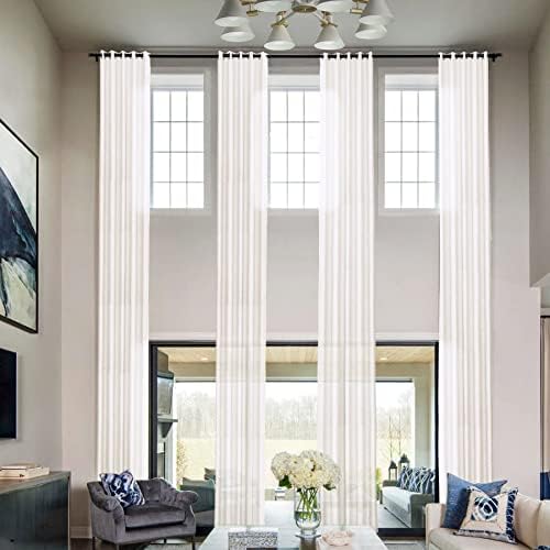 Frelement 108 Inches Extra Long Room Darkening Curtains for High