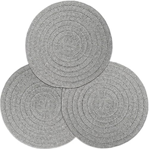 Potholders Set Trivets Set 100% Pure Cotton Thread Weave Hot Pot