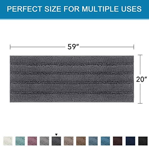 H.VERSAILTEX Bathroom Rugs Bath Mat Runner Rug Non Slip Kitchen Rug