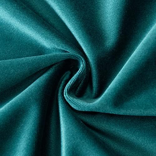 JUSPURBET 22x22 Decorative Velvet Throw Pillow Covers Set of 2,Peacock
