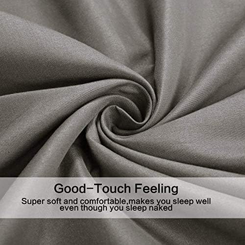 100% Egyptian Cotton King Bed Sheet Set 4 Piece, 800 Thread Count