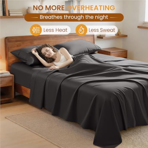 100% Egyptian Cotton King Sheet Set,1000 Thread Count
