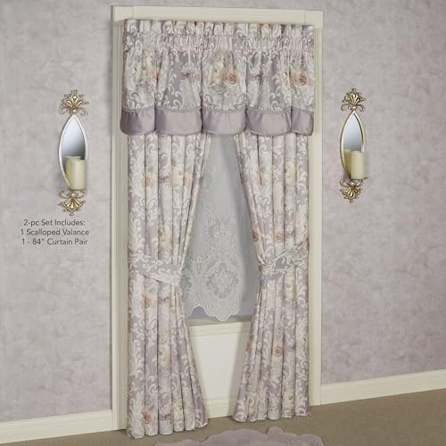 Touch of Class Romantica Luxury Window Scalloped Valance & 84L