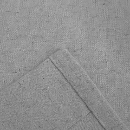 Pinch Pleated Linen Semi Sheer Curtain, 50 Width 108 Inch Long