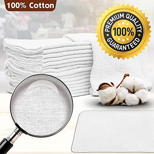 Nabob Wipers Auto Mechanic Shop Towels 500 Pack Bulk Shop Rags 100%