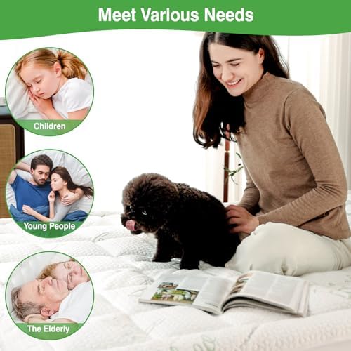 Queen Mattress Pad Cover, Viscose Made from Bamboo Pillow Top Cooling