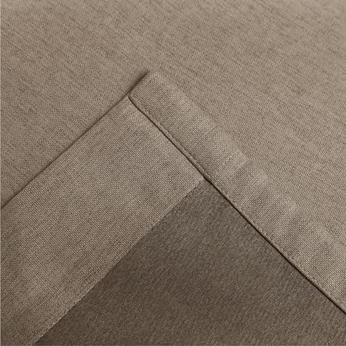 Macochico Room Darking Curtains 96 Inch Length Rod Pocket and Back Tab