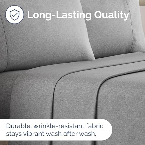 Full Flat Sheet - Single Top Flat Sheet Only - Cooling - Heathered
