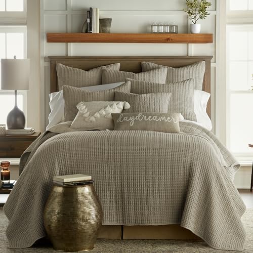 Levtex Home Mills Waffle King/Cal King Quilt Set (106x92in) with 2