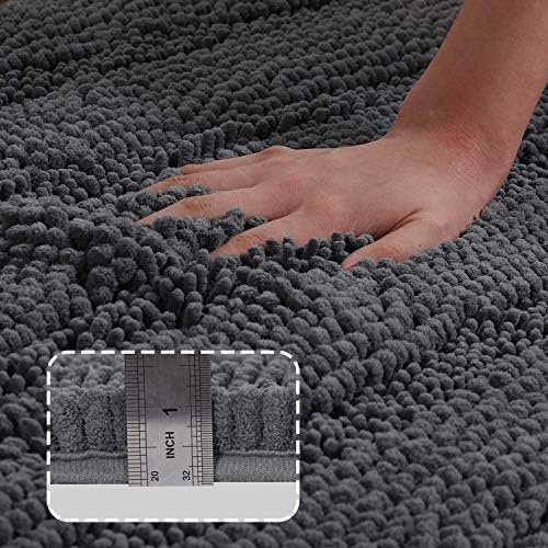 Turquoize Chenille Bath Rug Bundle Order Bath Runner 47" X 17" and