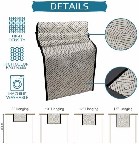 Country Line Table Runner and Placemats Set of 4 Rustic Traditional